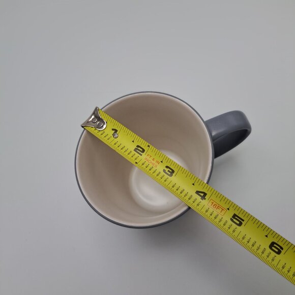 Ceramic Mug Thailand Design Seamless Handle Gray - Picture 10 of 11